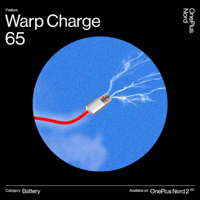 Oneplus nord 2 5G 65 watt wrap charge