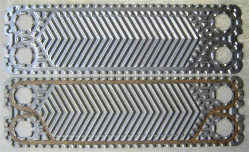 Titanium plates for heat exchanger, used reconditioned plates for heat exchangers