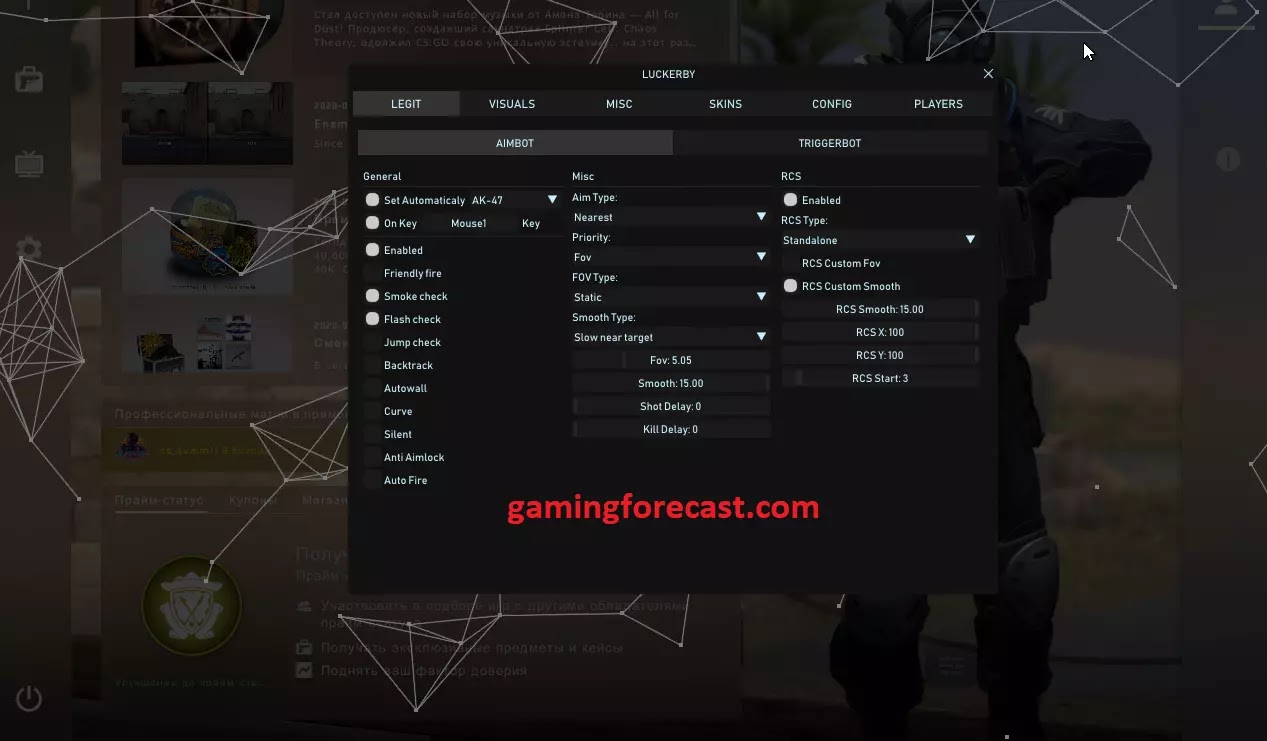 Csgo Free Hack Luckerby Legit Cheat New Anticheat Bypass Gaming Forecast Download Free Online Game Hacks