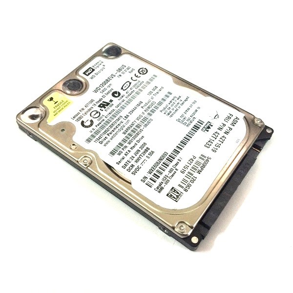 HDD Western 120GB Digital Scorpio Black, 5400rpm, 8Mb Cache, Sata (WD1200BEVS – 08US)