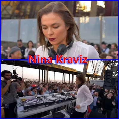DJ Nina Kraviz, DJ Rusa. Top 100. Tour Eiffel for Cercle. 2018. Techno.