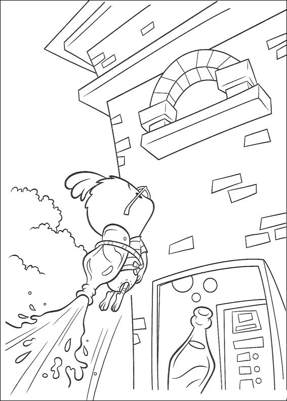 Chicken Little Coloring Pages 11