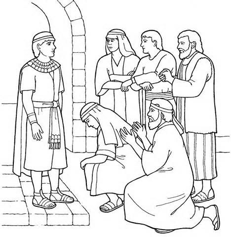 Joseph In Jail Coloring Page ~ Coloring Pages