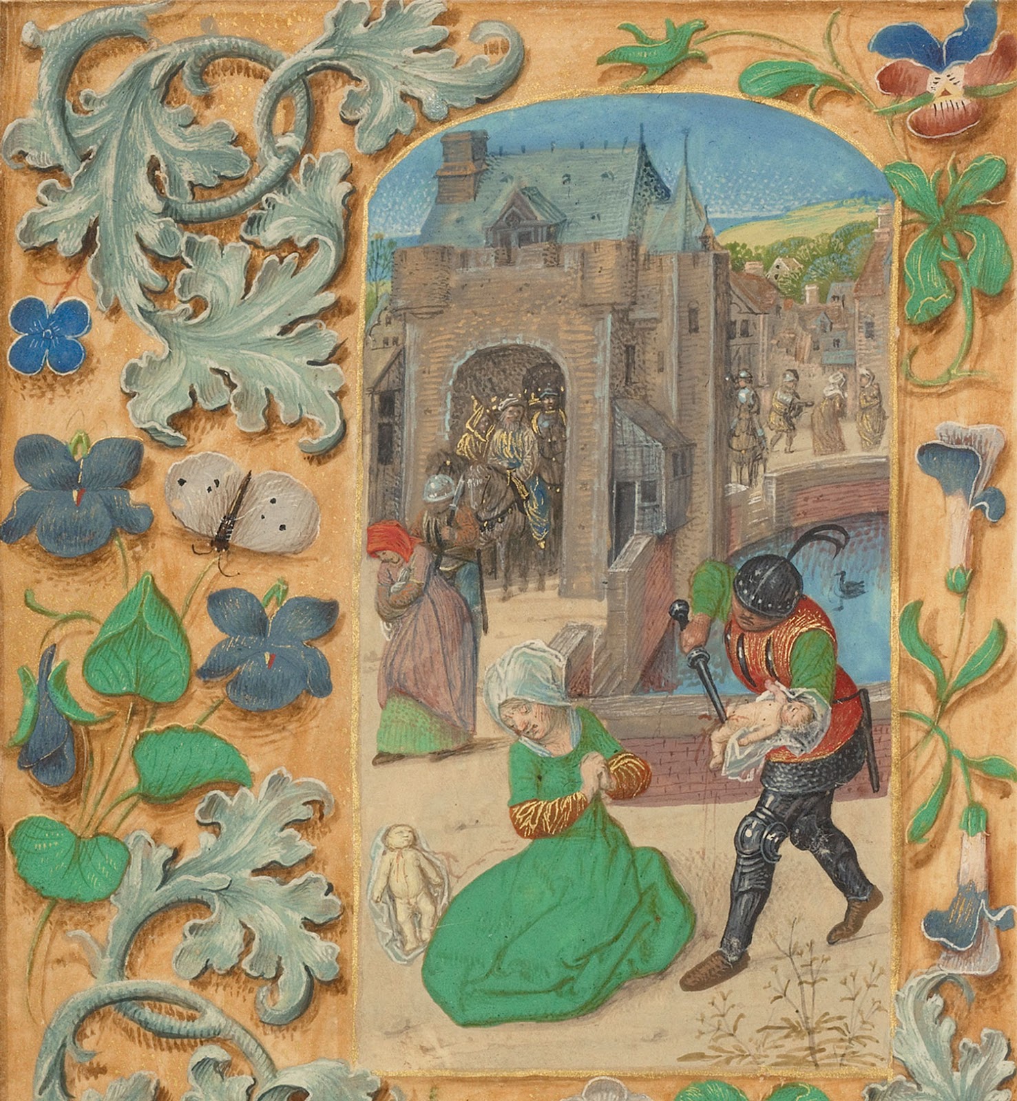 Bloody massacre Cinnamon Rolls and Bacon