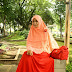 Jilbab Syari Warna Merah Maroon