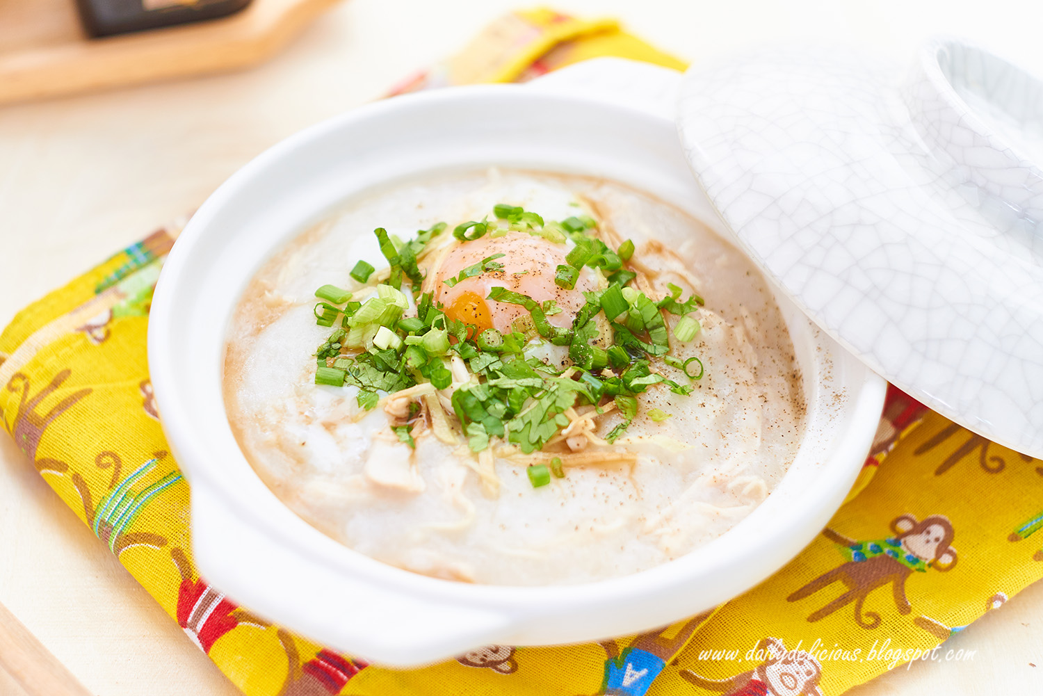 dailydelicious Jasmine rice Congee with chicken
