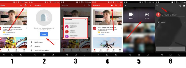Cara Streaming di Youtube lewat HP Android Cara Streaming di Youtube lewat HP Android