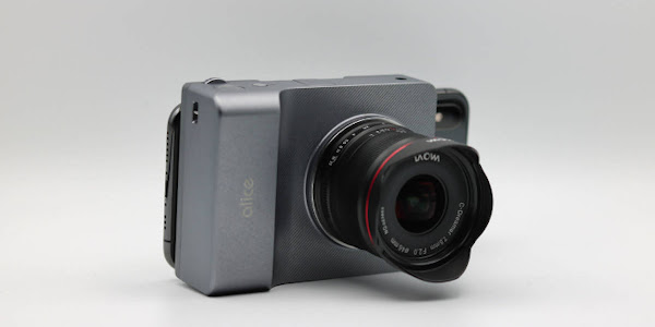 Alice camera: a DSLR camera that is used integrated into the mobile