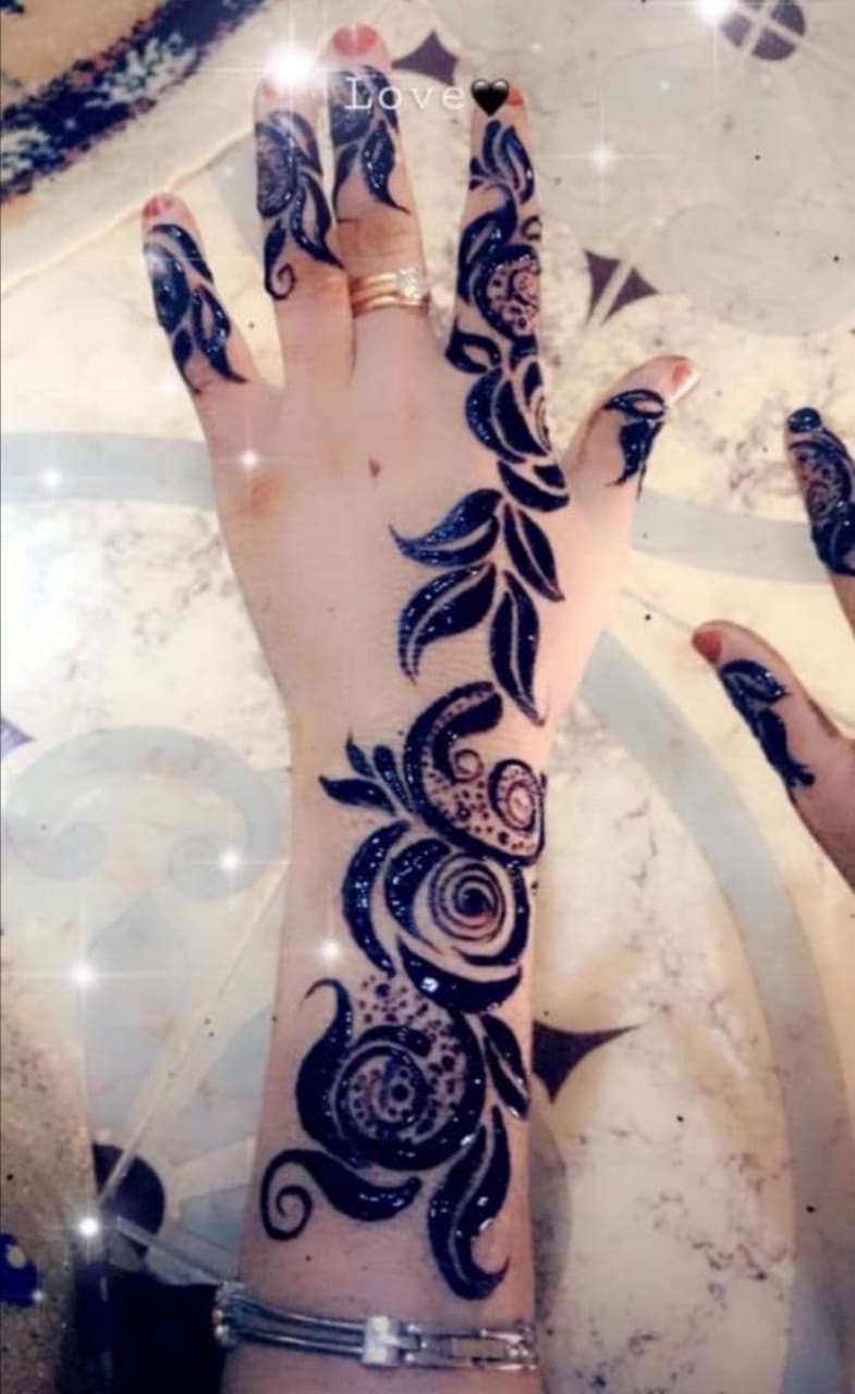 نقش اسود صنعاني نقش عرايس نقش العيد Youtube