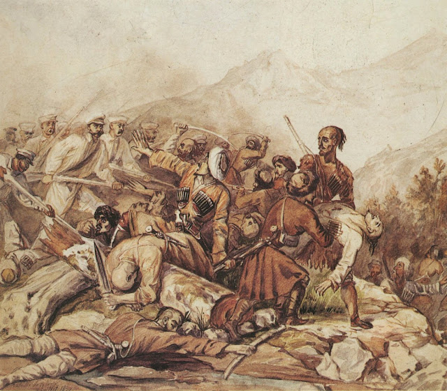 Кавказская война. Сражение на реке Валерик (чечен. Валериг), 1840 г. Кавказский кинжал, Кавказское оружие, Кинжал, Кинжал кама, Кинжалы Кавказа, Оружие, Оружие Кавказа,