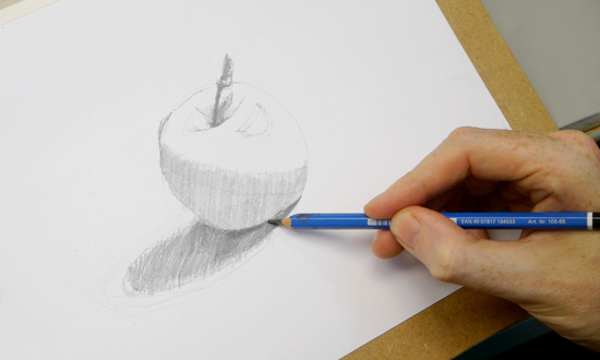 elma resmi nasıl çizilir