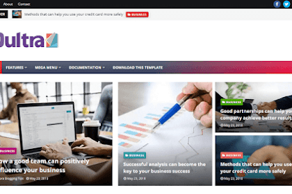 UltraMag - Responsive Magazine Blogger Template