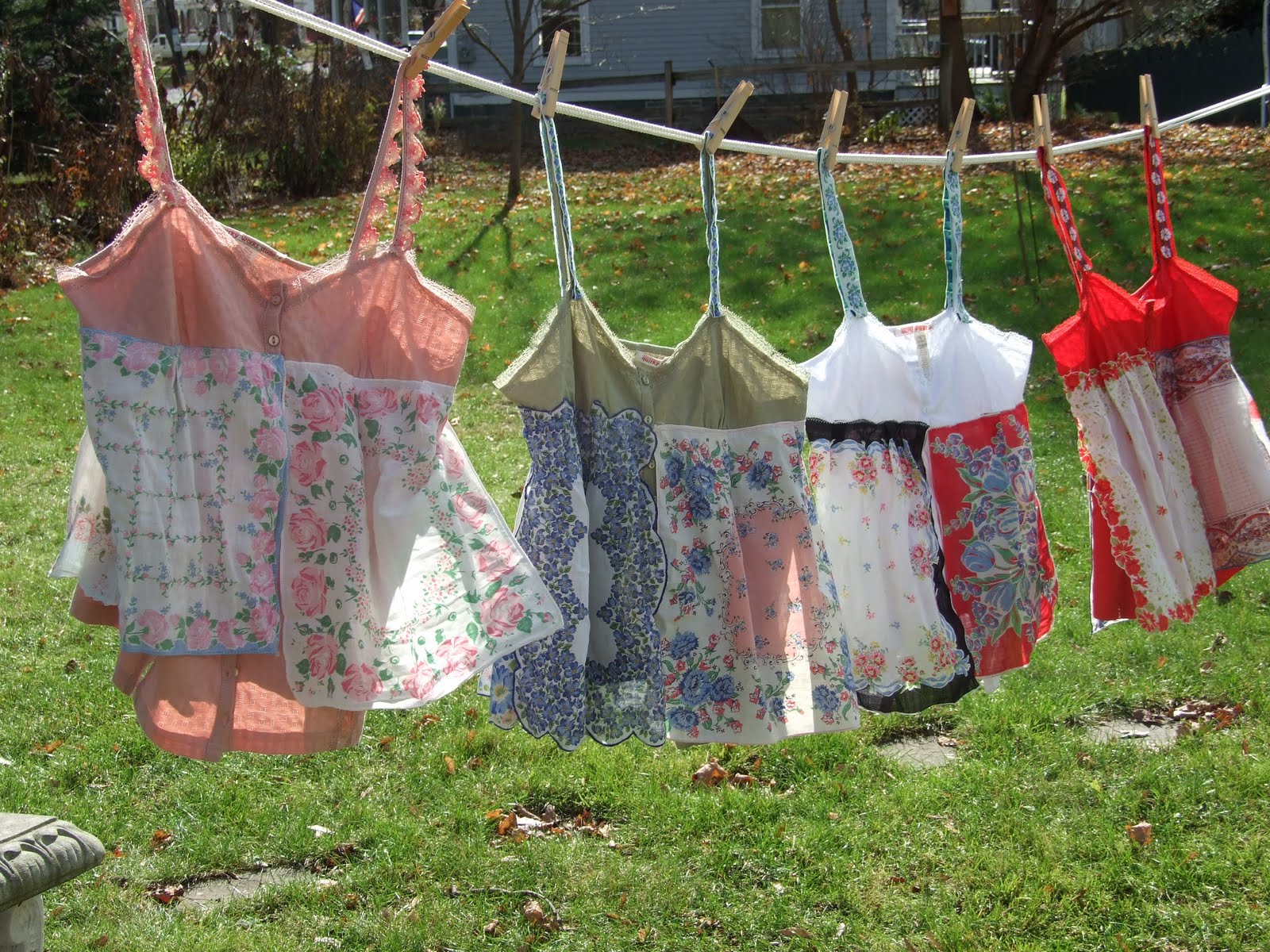 Dishfunctional Designs: Vintage Handkerchiefs & Scarves Upcycled and Repurposed Dishfunctional Designs: Vintage Handkerchiefs & Scarves Upcycled and Repurposed
