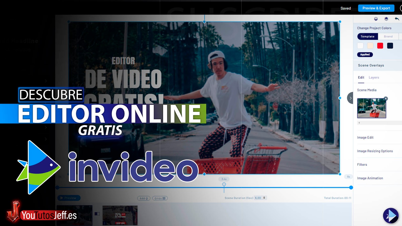 Crea Vídeos Profesionales de Forma Simple | Editor de Videos Online | InVideo Español
