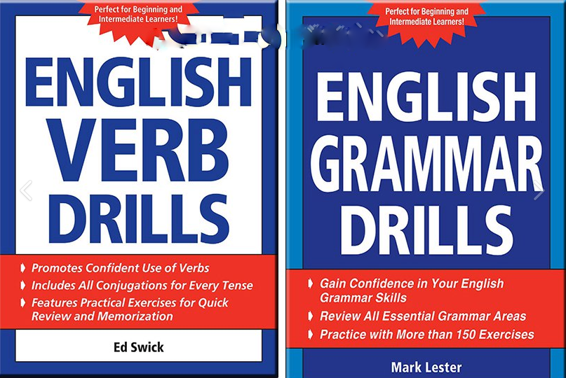 ENGLISH VERB DRILLS & ENGLISH GRAMMAR DRILLS