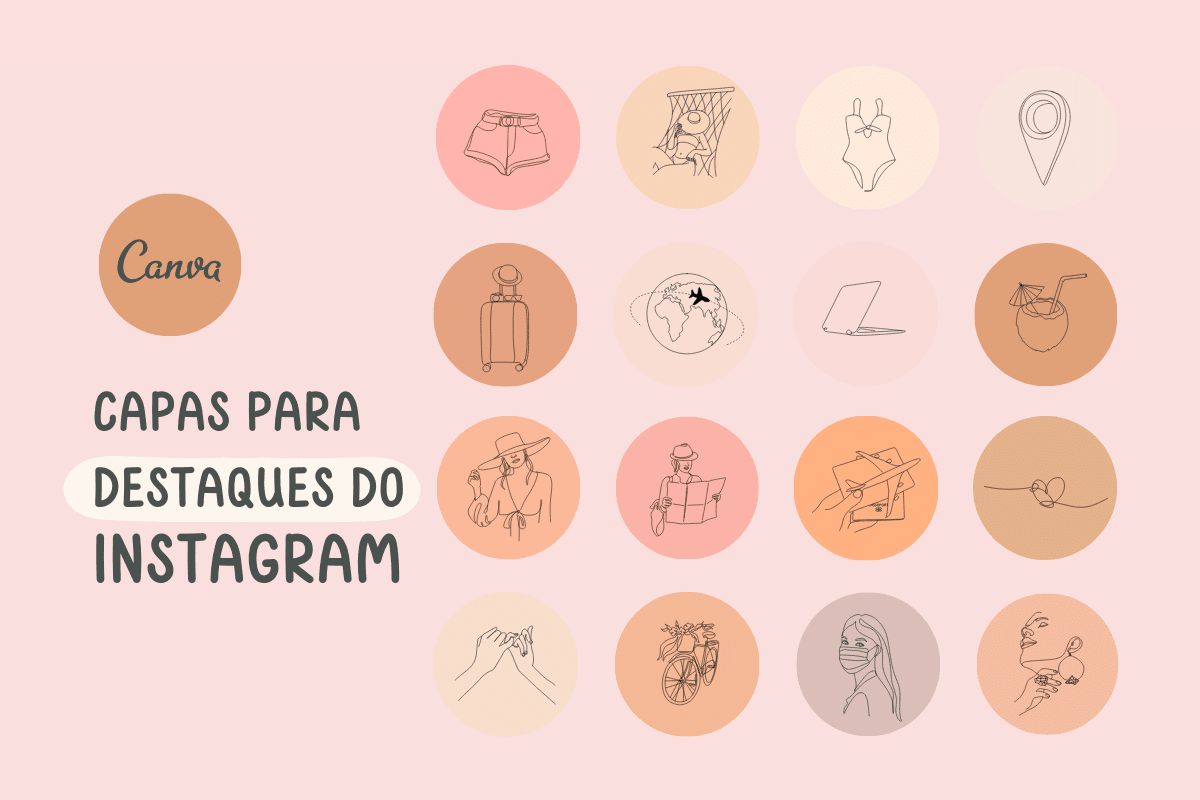 Como fazer capas para destaques do Instagram no Canva