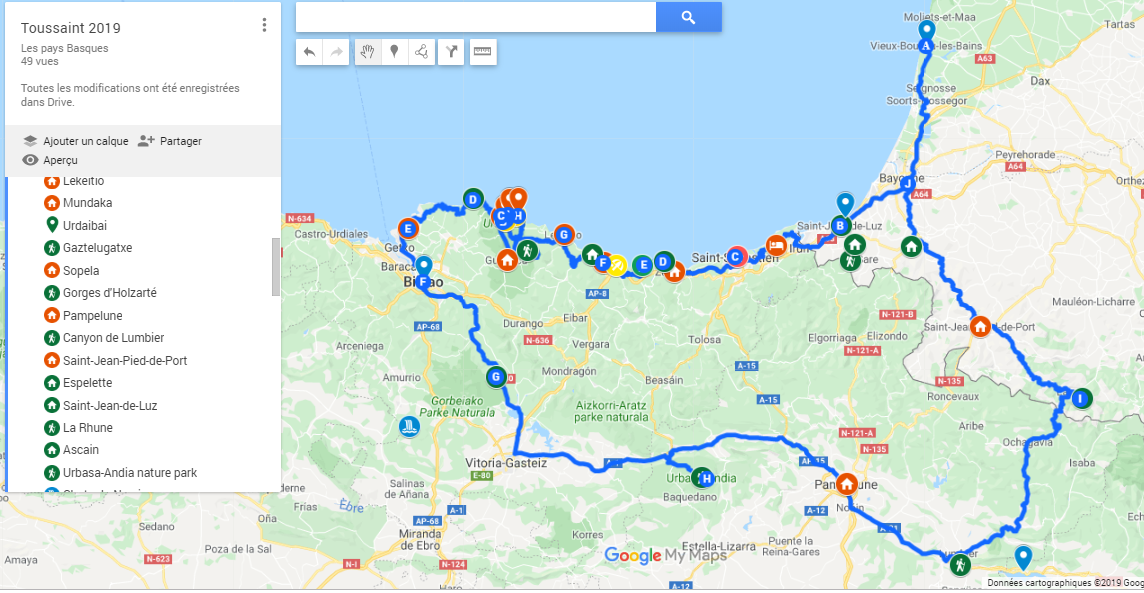 road trip pays basque 1 semaine
