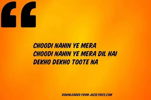 Choodi Nahin Ye Mera Dil Hai Lyrics In English Translation Gambler choodi nahin ye mera dil hai lyrics in