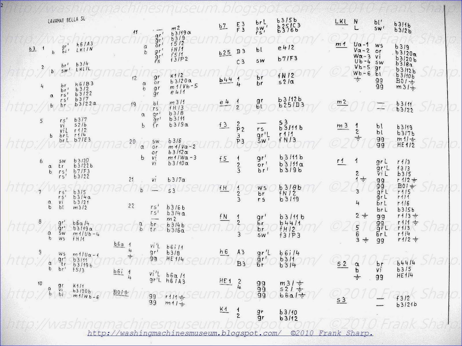 Washer Rama Museum ™: AEG LAVAMAT BELLA SL SCHEMATIC DIAGRAM.