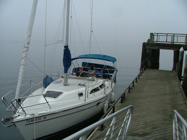 Port Townsend fog and public dock