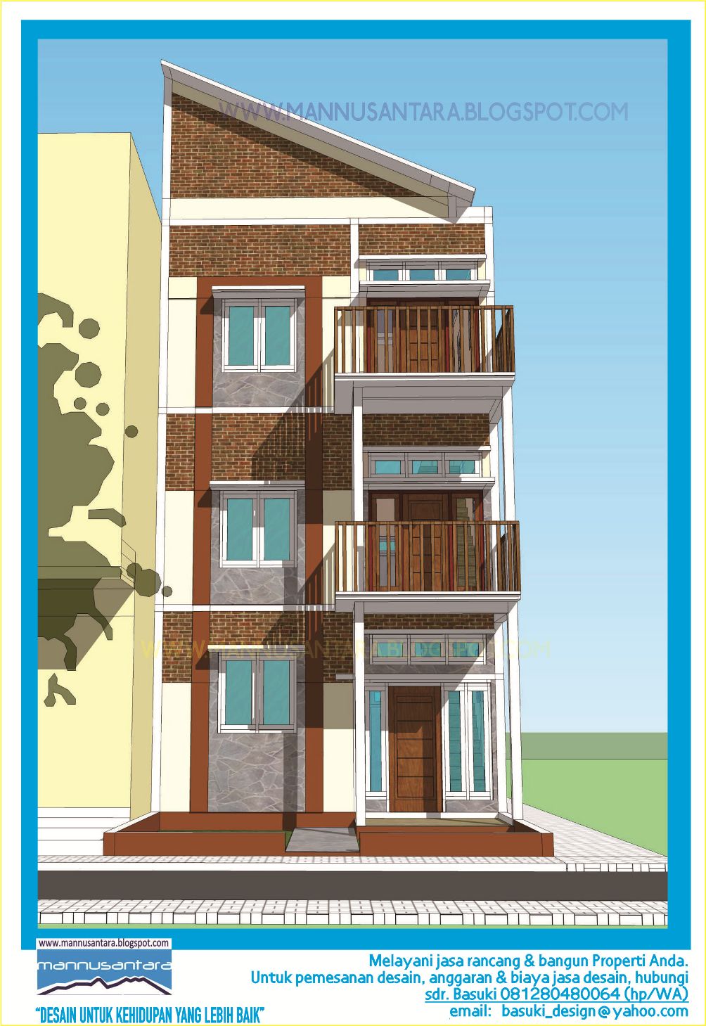 ManNusantara Design Indonesia: Desain Asrama (Rumah ...