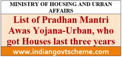 HOUSING UNDER PMAY-U