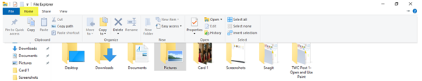 File Explorer - คุณลักษณะและทางลัด