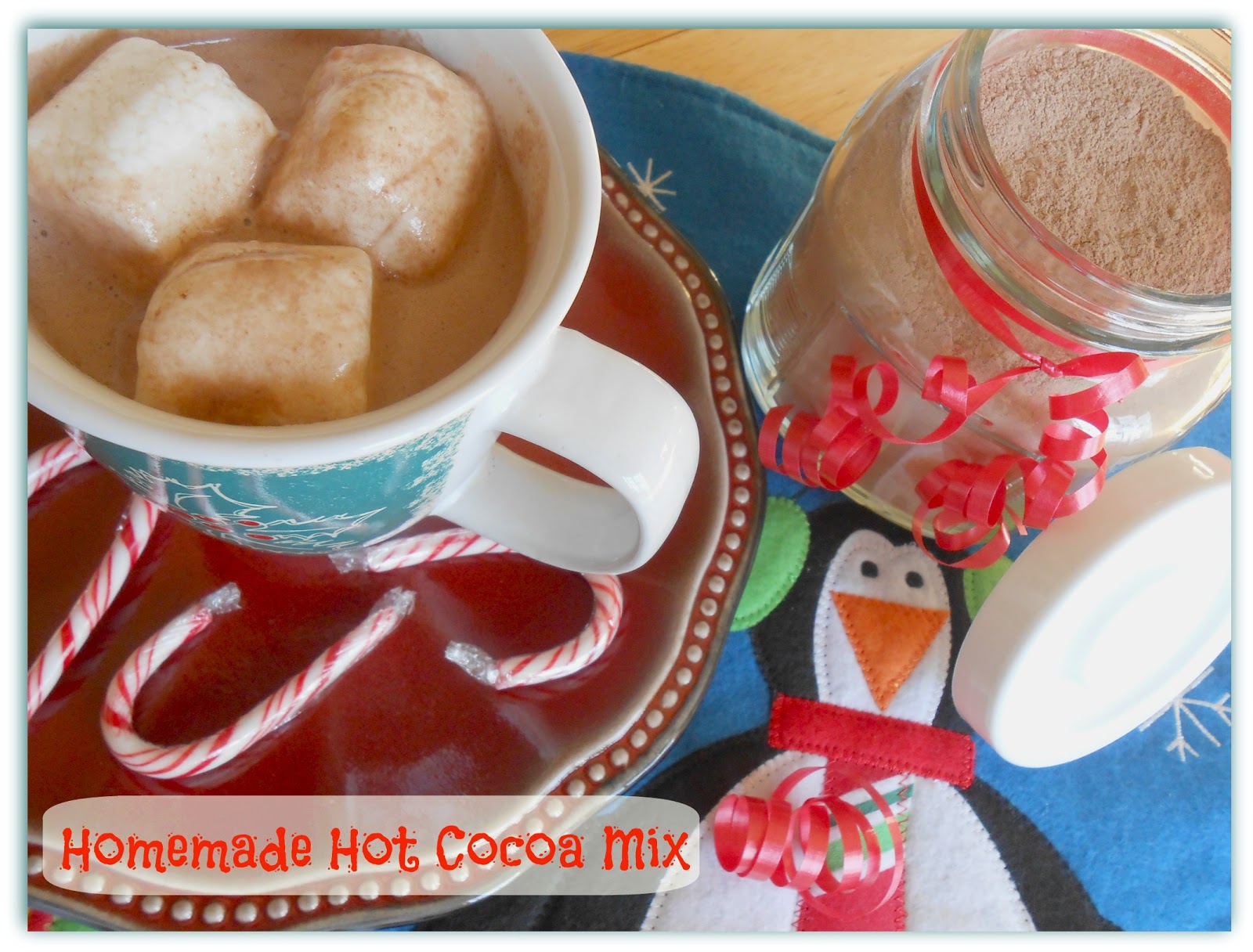The Better Baker Homemade {Candy Cane} Hot Cocoa Mix