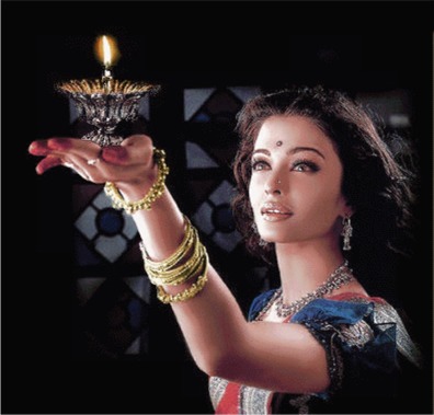 Kobieta przeprowadzająca rytuał ochronny