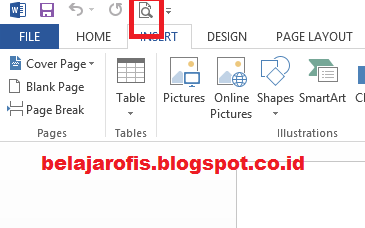 Cara Mudah Print Preview Pada Microsoft Word 2013