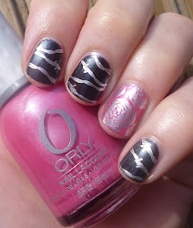 wire nails barbed perfectly accent rose nail silver lou polished polish compliment smoky base would