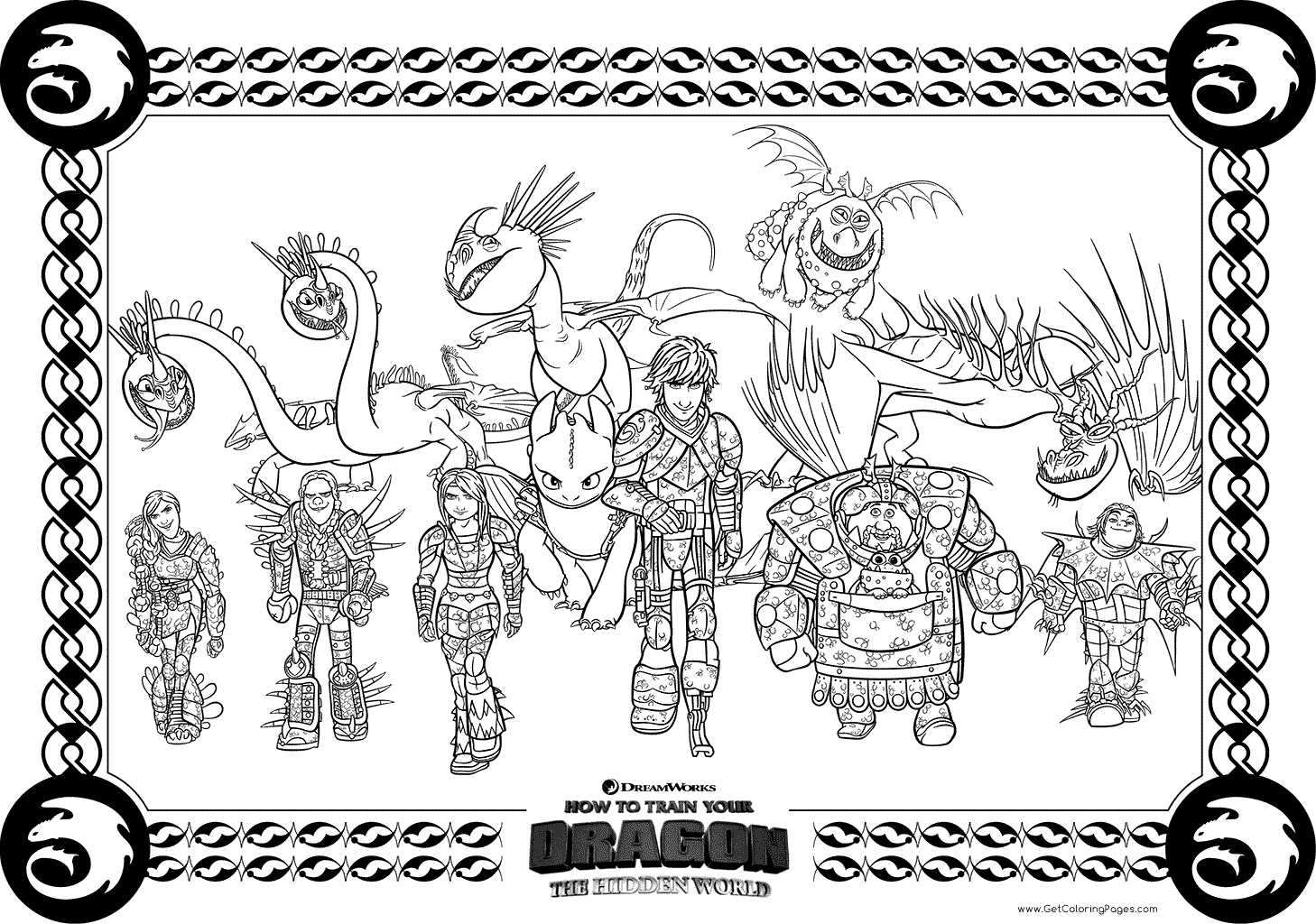 How To Train Your Dragon Coloring Pages ~ Coloring Pages