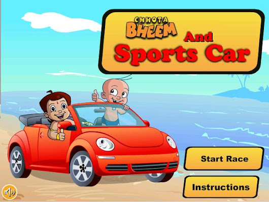 bheem cartoon car game