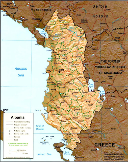 Albania de región