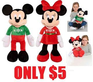 minnie mouse holiday plush