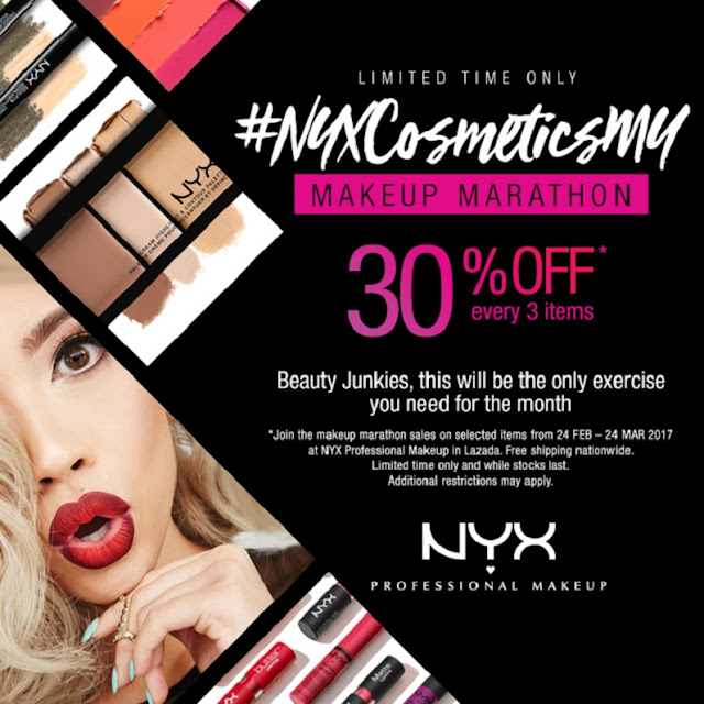 NYX Cosmetics kini di Lazada