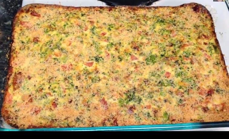 Weight Watcher Girl: Breakfast Egg Cheese & Veggie Casserole! 2 Points