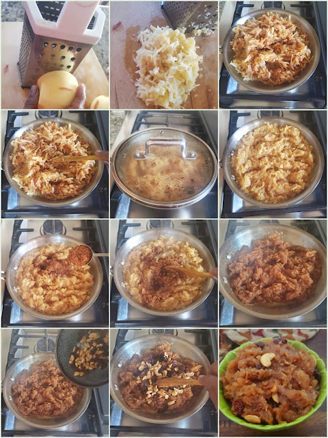 images of Apple Halwa / Apple Ka Halwa / Easy Apple Halwa