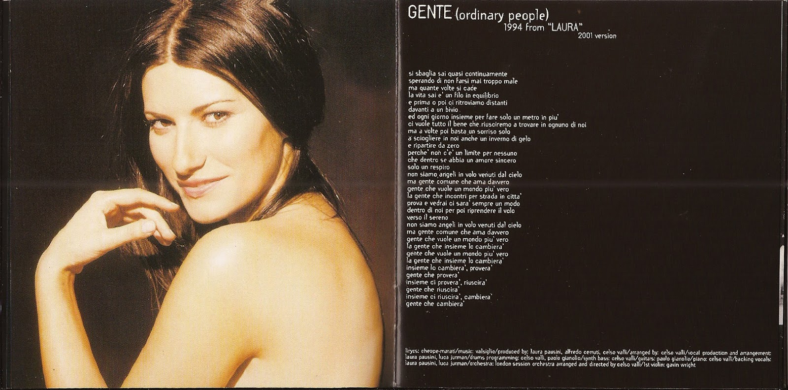 Encarte Laura Pausini The Best of Laura Pausini E ritorno da te