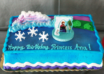 Birthday Cakes frozen princess anna elsa
