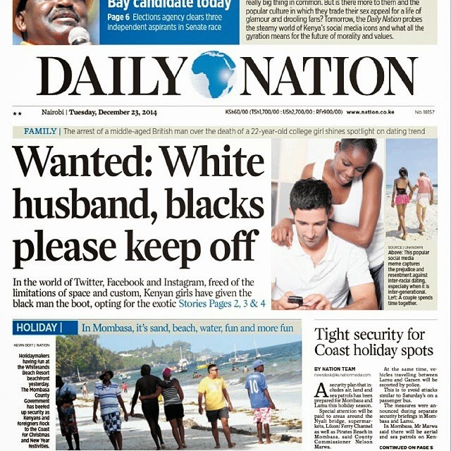 The Trending News: The Daily Nation Newspaper Headline that is havoc across the