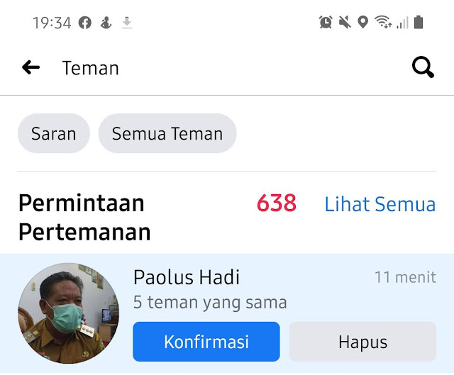 Bupati Sanggau Klarifikasi Soal Munculnya Akun Palsu Di Facebook Yang Mencatut Namanya