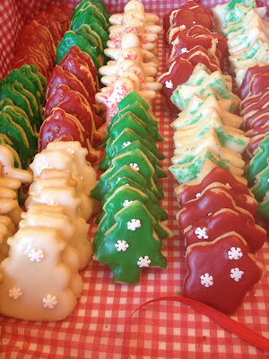 Rolled Butter Cookies, Christmas Cookies, iced cookies