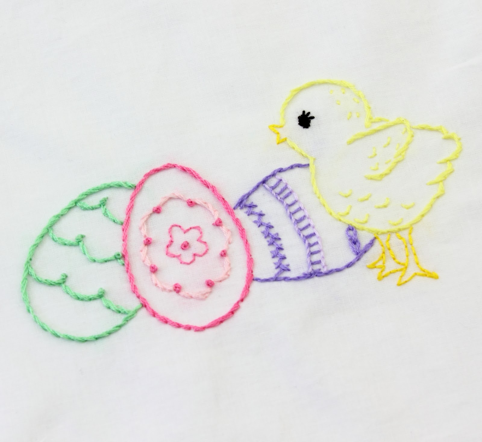 Big b easter embroidery