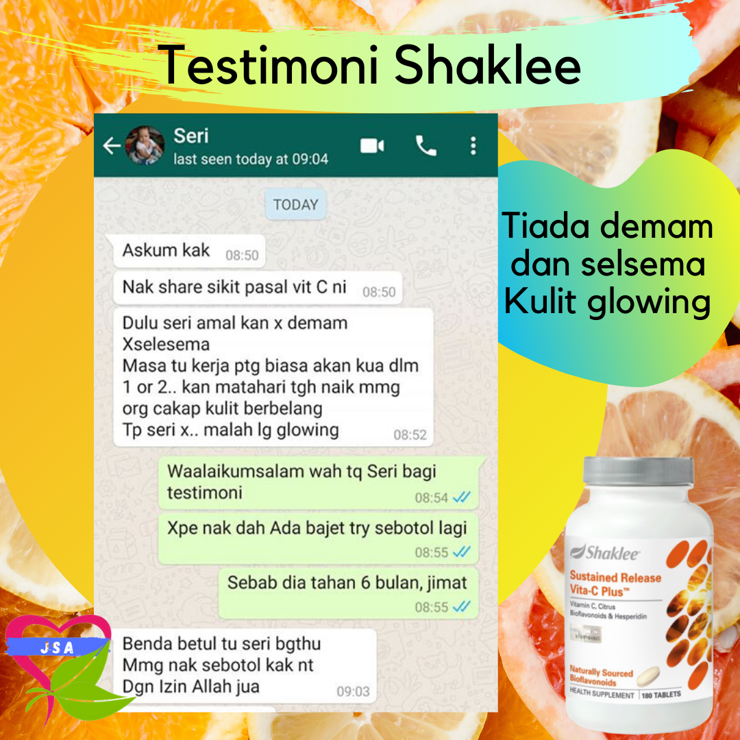 Noorhayati Abdul Rahim 8 Manfaat Vitamin C Shaklee Yang Ramai Orang 