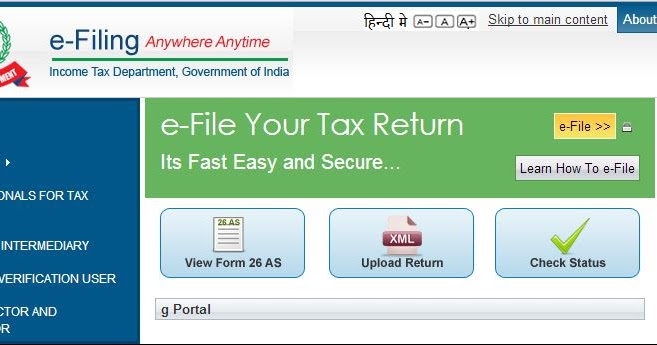 E-file IT Returns in Online Guide to Step By Step | TIPS NEWS
