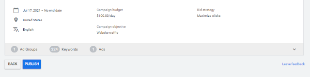 Publish UDMIDEAS Ad in Google Ad