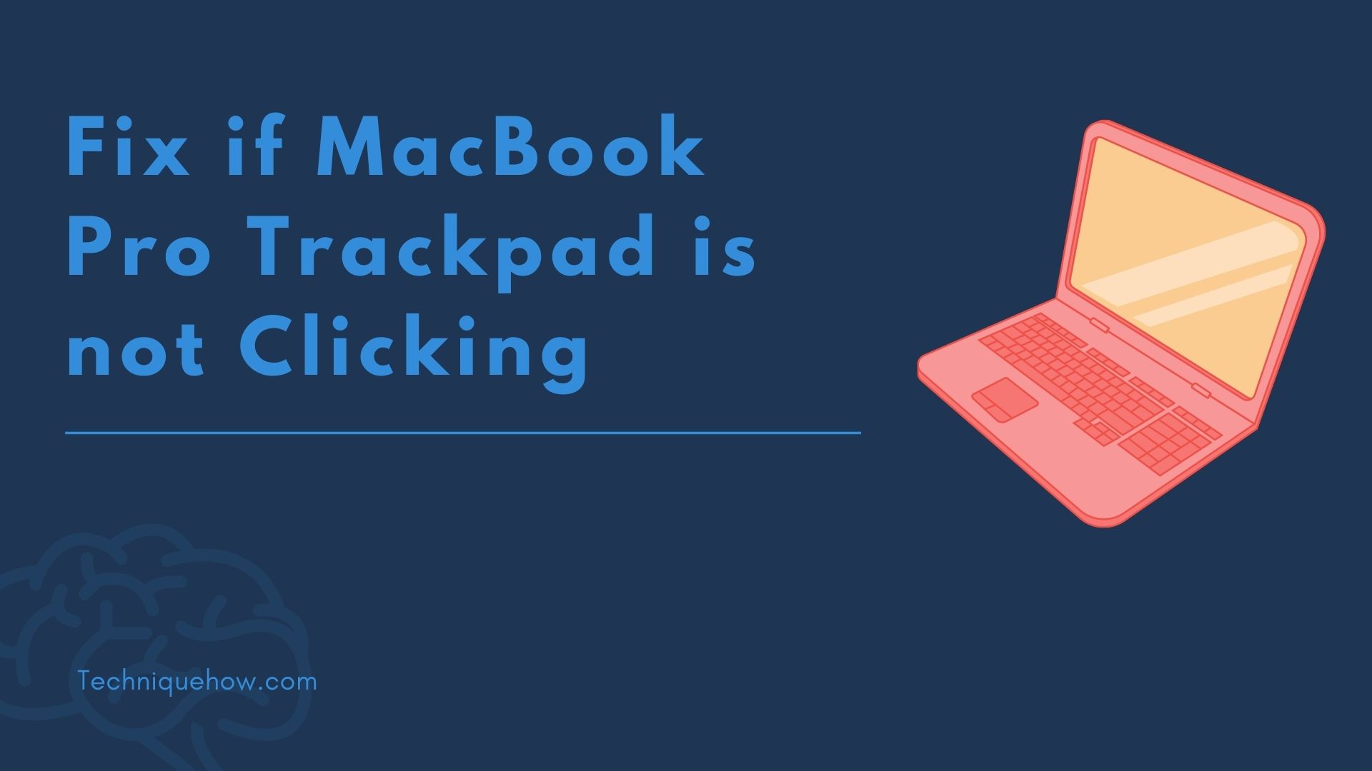 MacBook Pro Trackpad is not Clicking