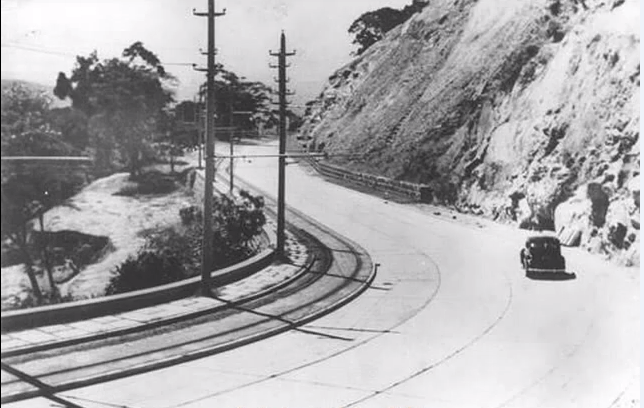 Subida do Alto da Boa Vista,anos 50