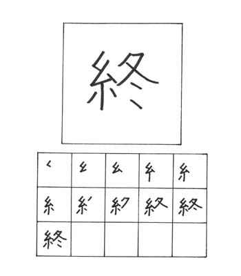 kanji berakhir